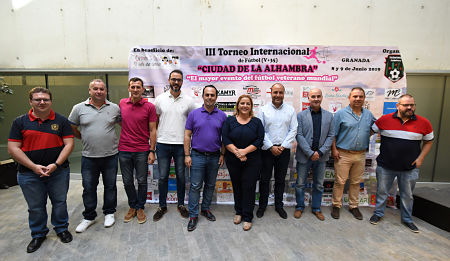 Presentación del Campeonato de fútbol de veteranos ` Ciudad de la Alhambra` (J. GROSSO / DIPGRA)