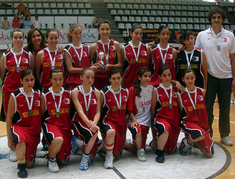 El equipo femenino infantil Mudanzas Cariño Ramón y Cajal (GRJ)