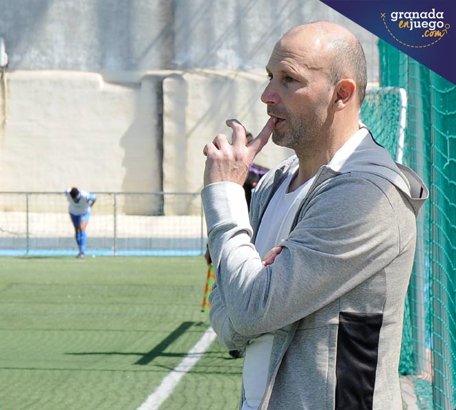 Thierry Pérez, entrenador del Céltic CF (JOSÉ M. BALDOMERO)