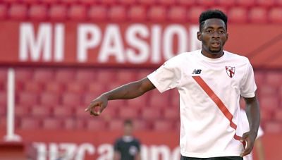 Eteki, en su etapa en el filial del Sevilla 