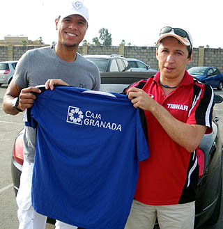 Luis Fabiano junto a Pedro Marcos Correa (GRJ)