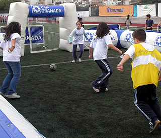 Los pequeños disfrutaron del torneo de fútbol 3x3 (GRJ)