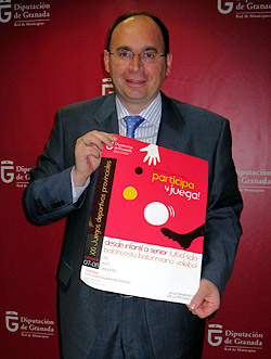 El diputado de Deportes, Pedro Jiménez (GRJ)