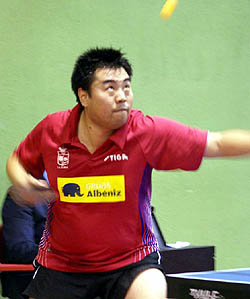 Wang Ran, jugador del GilAuto La Zubia