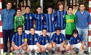 Equipo cadete de fútbol sala del Supermercados DANI (GRJ)