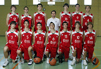 El equipo junior del CB Granada para la temporada 2009/10