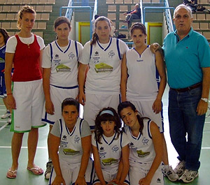 Las jugadoras infantiles del CB Costa Tropical (GRJ)