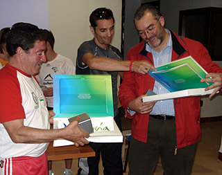 Paquillo Fernández durante el acto de reconocimiento