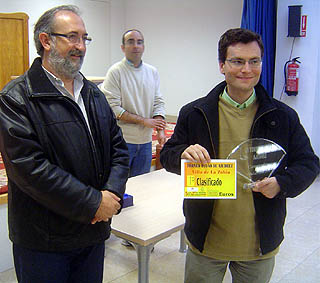 Francisco Jiménez Bernal, ganador del torneo (GRJ)
