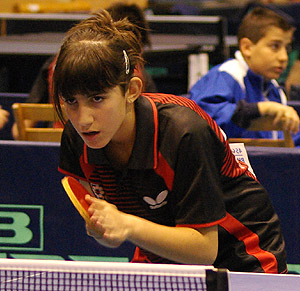 Laura Ramírez, jugadora infantil del CajaGranada CTM