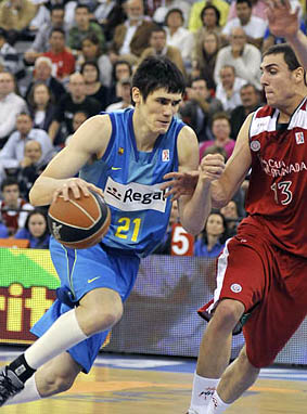 Aguilar en el último partido ante el FC Barcelona 