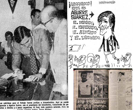 Aguirre Suárez en distintos momentos de su aventura granadina (GRJ)
