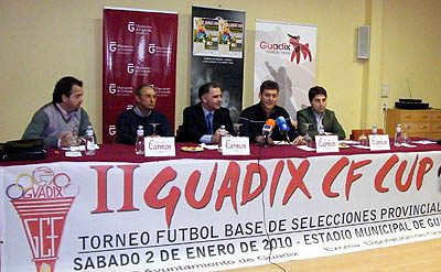Un momento de la presentación de la segunda edición de la Guadix Cup (GRJ)