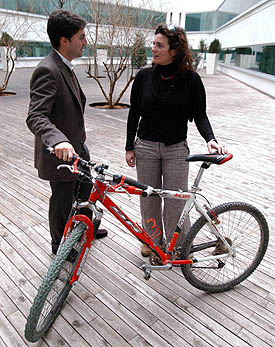 Iván López Ariza junto a Mercedes Alemán