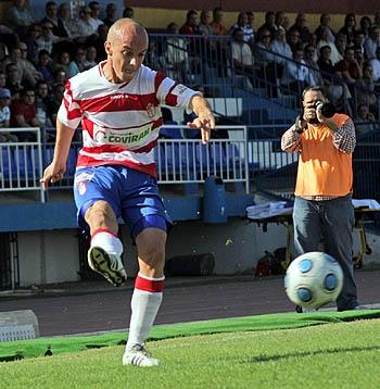 Casares en un lance frente al Melilla