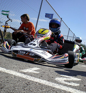 Fernando Parra, piloto granadino de karting (GRJ)