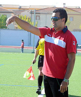 Germán Crespo, entrenador del Atarfe Industrial (GRJ)