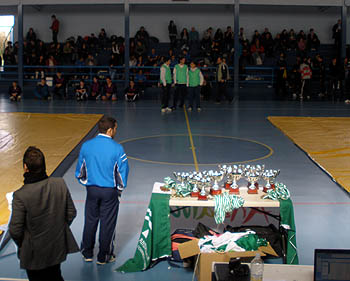 Aspecto del Pabellón de Maracena durante el campeonato (GRJ)