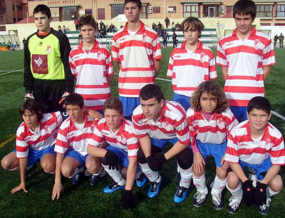 Equipo infantil del Granada CF en la Liga Autonómica (LÁZARO)