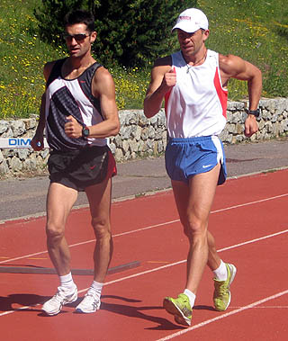 Paquillo Fernández entrenando junto al polaco Gregor Sudol