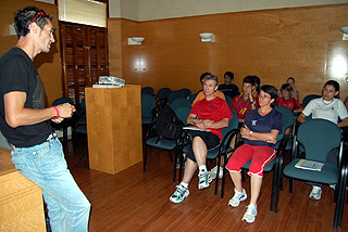 Paquillo Fernández en la clausura de las jornadas (GRJ)
