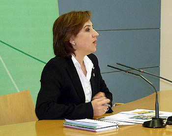 Sandra García, delegada Consejería de Comercio, Turismo y Deporte 