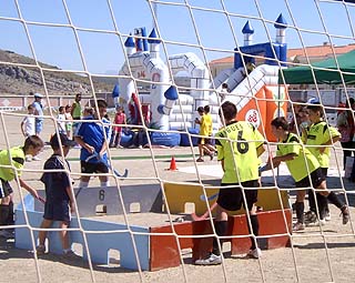 Especilidades Deportivas y Animacion en el acto de clausura