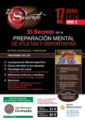 Cartel del evento que se desarrollará en el centro We