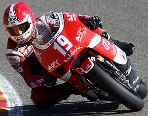 Álvaro Molina rodando en el circuito de Mugello (GRJ)