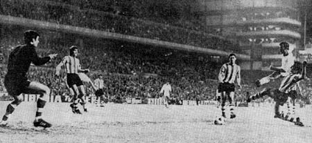 Porta marcó el gol de la victoria en San Mamés el 29 de octubre de 1972 (GRJ)