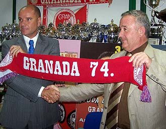 Carlos Marsá con Miguel Rivera en la presentación (GRJ)