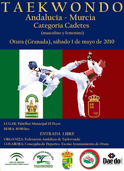 Cartel de la jornada de Taekwondo en Otura
