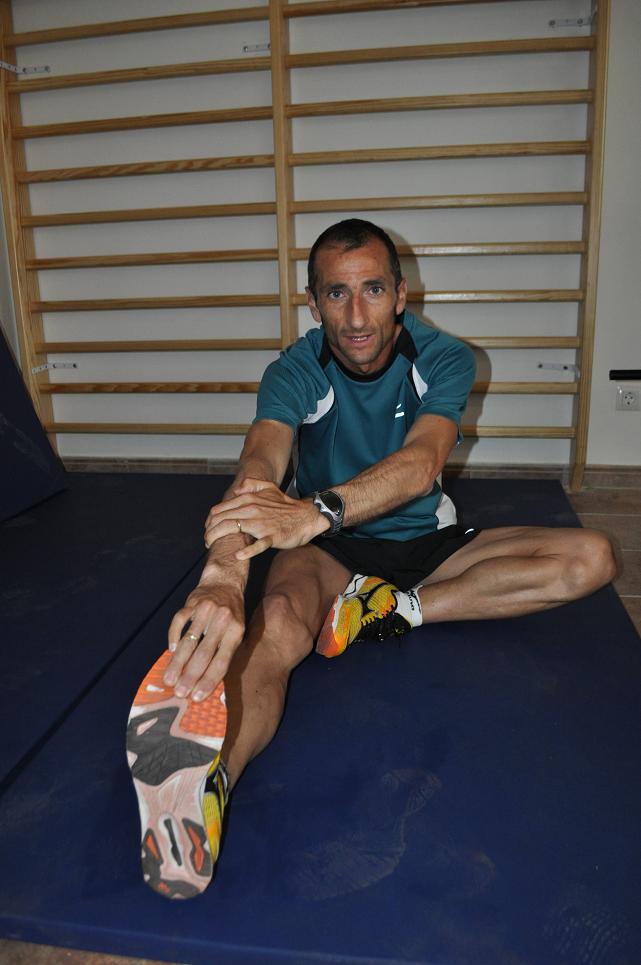 Cambil en uno de sus últimos entrenamientos