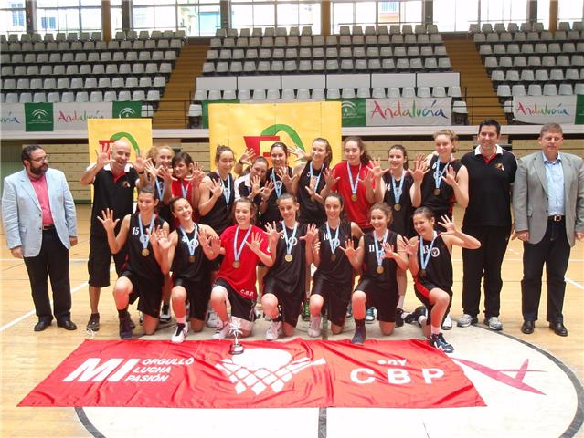 Las jugadoras del CB Portuense se proclamaron campeonas