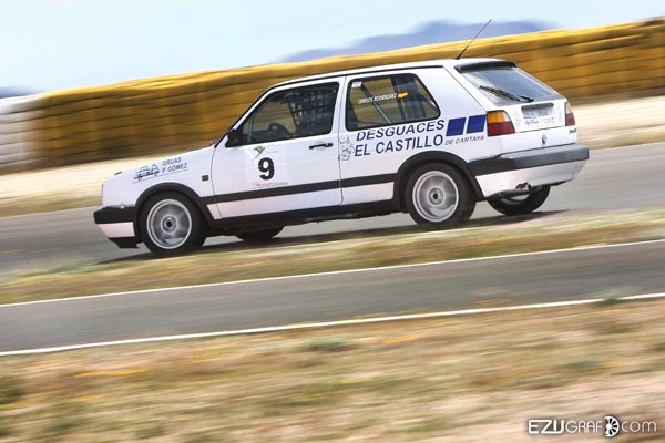 Carlos Rodríguez en un momento de la carrera