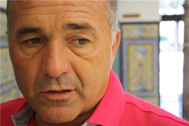 Rafael Gordillo, ex jugador internacional y padrino de la Copa de Veteranos