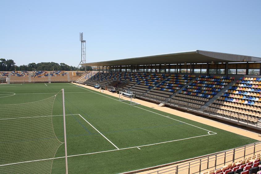 Vista del terreno de juego donde se disputarán los encuentros