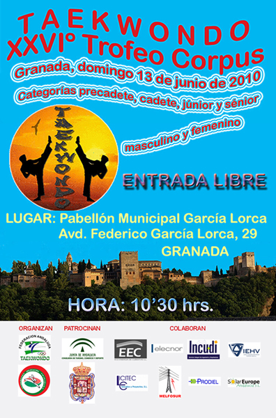 Cartel de Presentación del Campeonato Corpus de Taekwondo