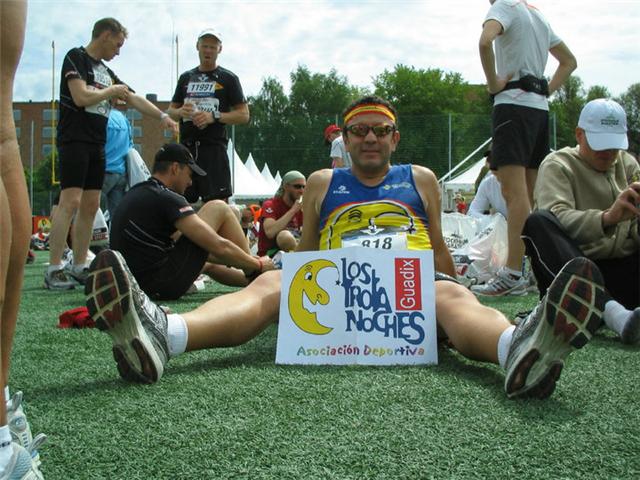 Uno de los Trotanoches que participó en la maratón sueca (GRJ)