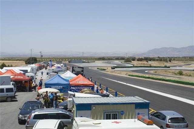 Imagen del Circuito de Velocidad de Guadix durante la prueba