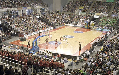 El Palacio de los Deportes necesitará el empuje de los aficionados (AYALA)