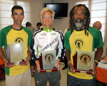 Imagen de los ganadores del II Al Andalus Ultra Trail (GRJ)