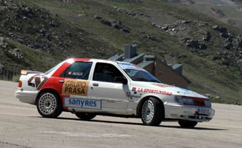 Un Ford Sierra que participará en la prueba de Sierra Nevada