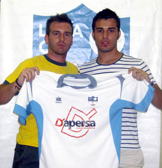 Julio y Luis Enrique durante su presentación (GRJ)