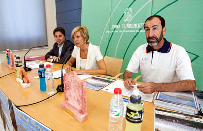 Un momento de la presentación de la Subida al Veleta de este año (GRJ)