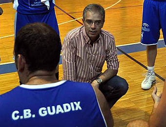 Los jugadores accitanos en el último encuentro de la pasada temporada