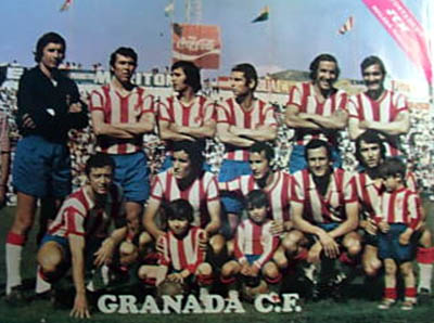 13 de mayo de 1973. De pie: Toni, Falito, Santos, Fernández y Aguirre Suárez; agachados: Oliveros, Castellanos, Porta, Dueñas y Quiles 13 de mayo de 1973. De pie: Toni, Falito, Santos, Fernández y Aguirre Suárez; agachados: Oliveros, Castellanos, Porta, Dueñas y Quiles