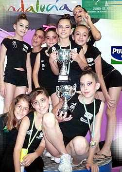 Equipo de Gimnasia Rítmica del Club Granada