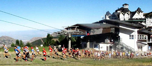 Momento de la salida de la prueba en la estación granadina de Sierra Nevada (CETURSA)