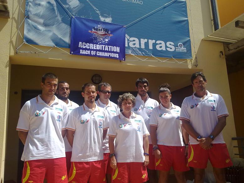 El equipo nacional de Surfski